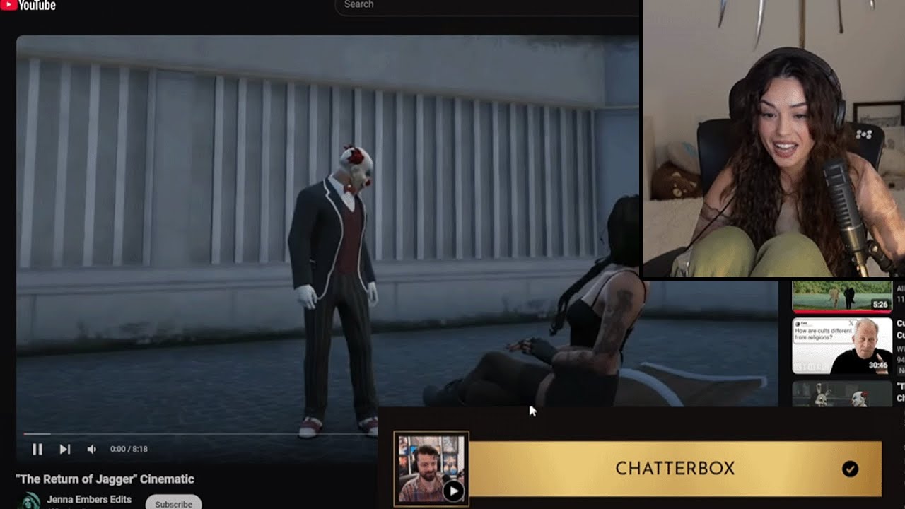 Valkyrae REACTS to Chatterbox BEST ROLEPLAYER clip and VOTES for him