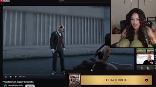 Valkyrae REACTS to Chatterbox BEST ROLEPLAYER clip and VOTES for him
