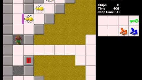 CCLP1 level 62 solution - 346 seconds