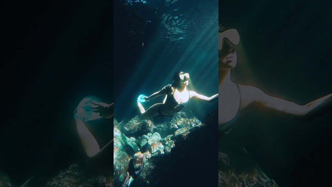 Mesmerizing Slow Motion Underwater Swim | VidStock Hub 