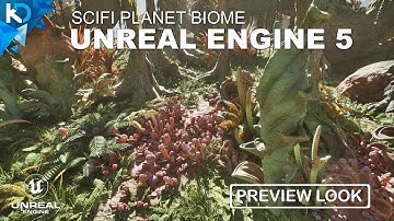 Sci-Fi Planet Biomes - (Work in Progress) Unreal Engine 5 - 8/7/2023