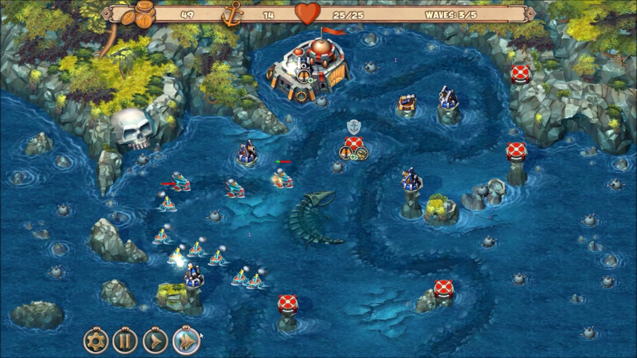 Iron Sea Defenders, Atlantic Ocean, Level 2 Hard, 1080p/60FPS - PC (Steam)