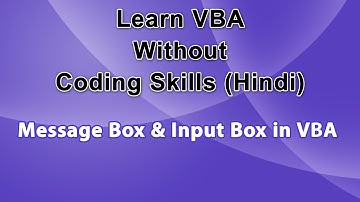 Msgbox & InputBox