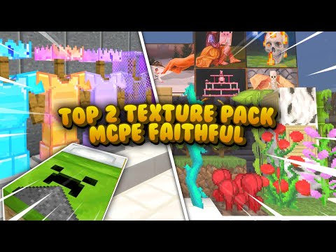 TOP 2 TEXTURE PACK COCOK UNTUK SURVIVAL TERBARU - texture pack mcpe NO LAG 1.19!!