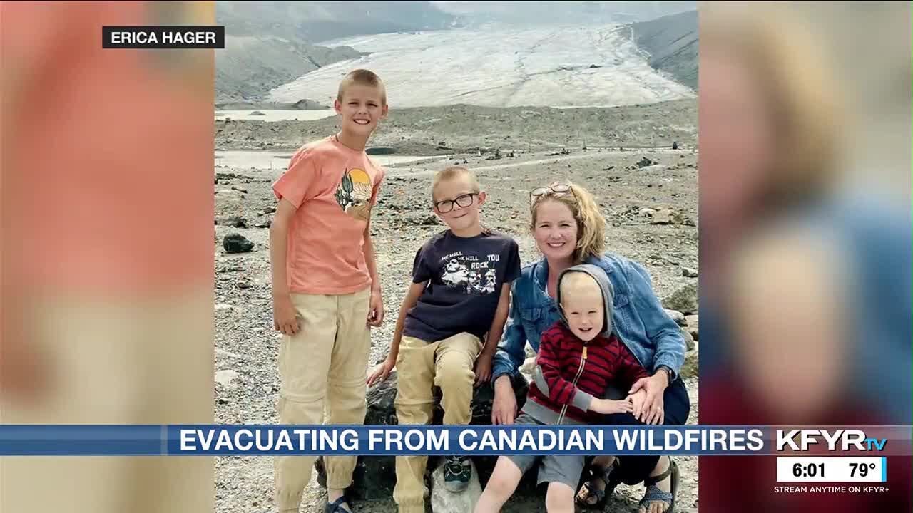 Mandan family vacationing in Canada’s Jasper National Park forced to evacuate before wildfire rea...