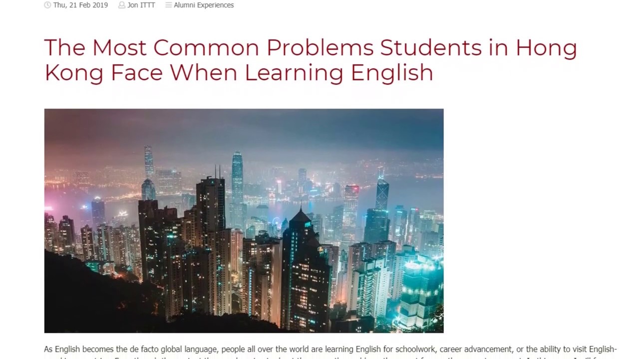 The Most Common Problems Students in Hong Kong Face When Learning ...