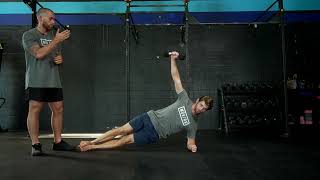 Side Plank Powell Raise