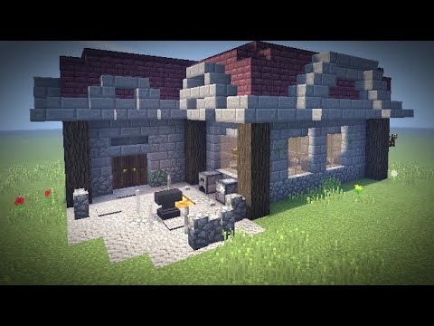 Minecraft PE | FULL Tutorial membuat Medieval Blacksmith - YouTube
