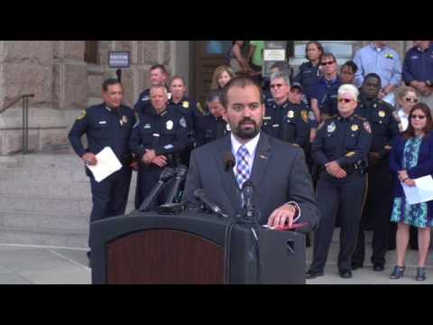 Keep Texas Open for Business Law Enforcement News Conference 7 25 17     