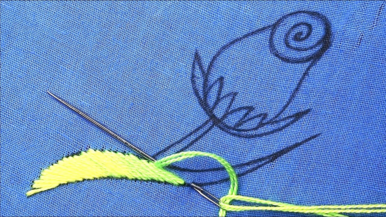 Hand EmbroideryBullion Knot Rose StitchHand Embroidery Rose