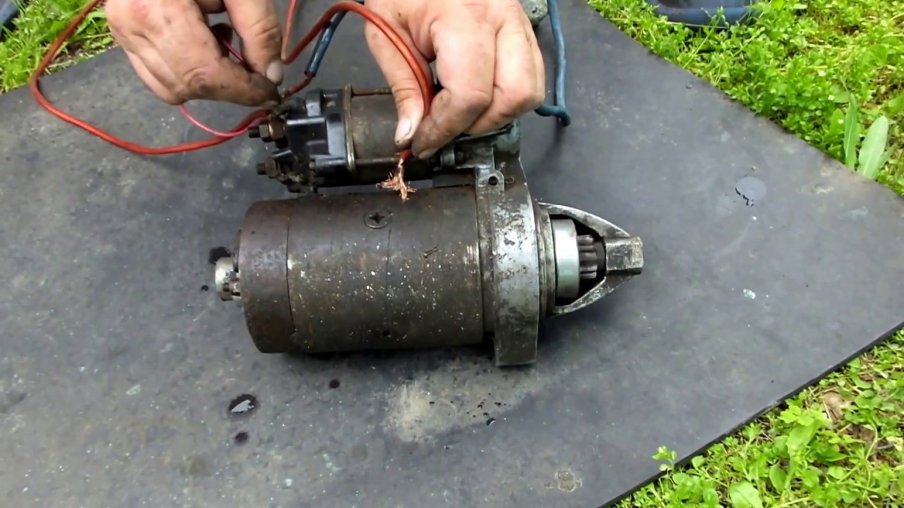 как проверить стартер