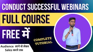 Webinar Course 2023 || How To Conduct Successful Webinars  Tutorial For Beginners