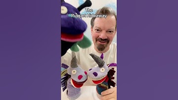 Puppet of the Day - Butterfly puppet made by Cate & Levi - The Puppet Hideaway with Eric Thomsen