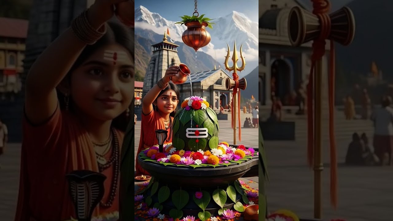 लोग मंदिर जाते हैं 🌸🌺💐🌿☘️🙏🙏#mahadev #shiv #bholenath