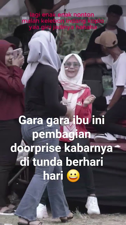 Tiba tiba Ibu ini kemasukan indang koplo saking gak tahan denger kendang #shorts