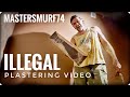 an ILLEGAL Plastering Video. How to plaster this tutorial for beginners and DIY Plastering made easy