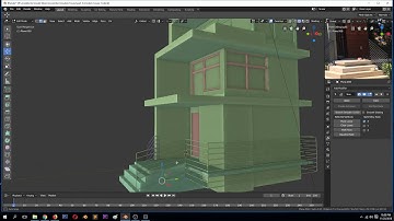 modeling a modern apartment in blender 2 8 tutorial series part 7 making hand rails