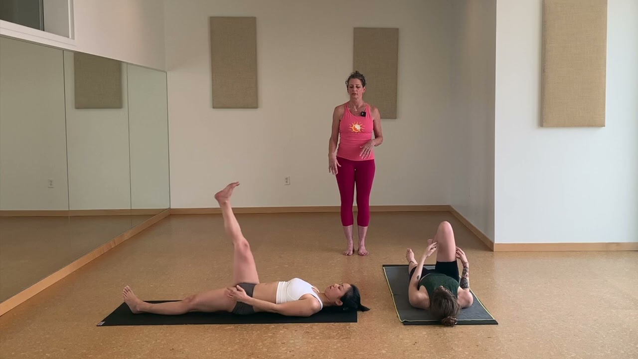 Hot Yoga Tutorial | Wind Relieving Pose | Pavanahmuktasana | Karen Rigsby