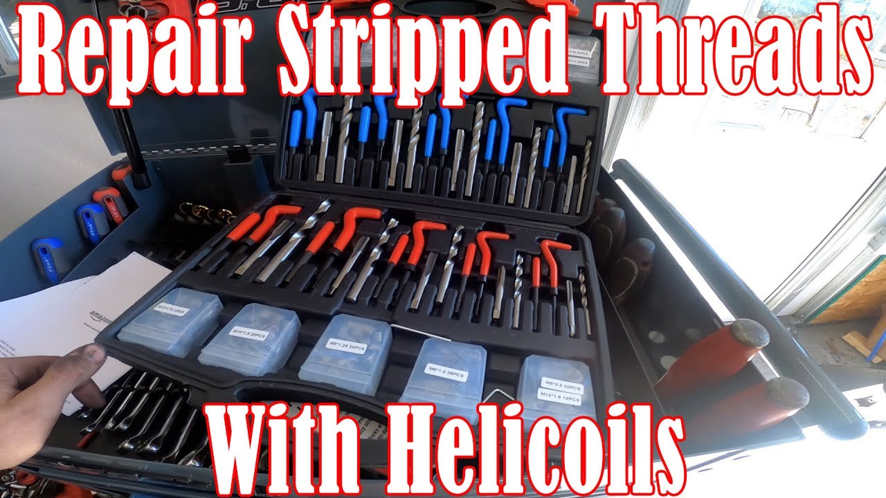 How to Repair Stripped Threads with a Helicoil StepbyStep Guide YouTube