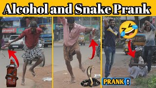 Snake with Alcohol Bottle Prank 🤣 screenshot 5