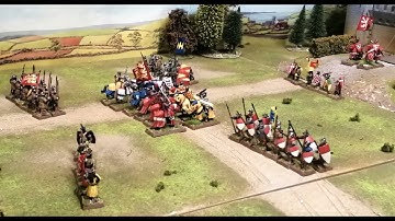 New 28mm Barons Wars Lion Rampant battle shots