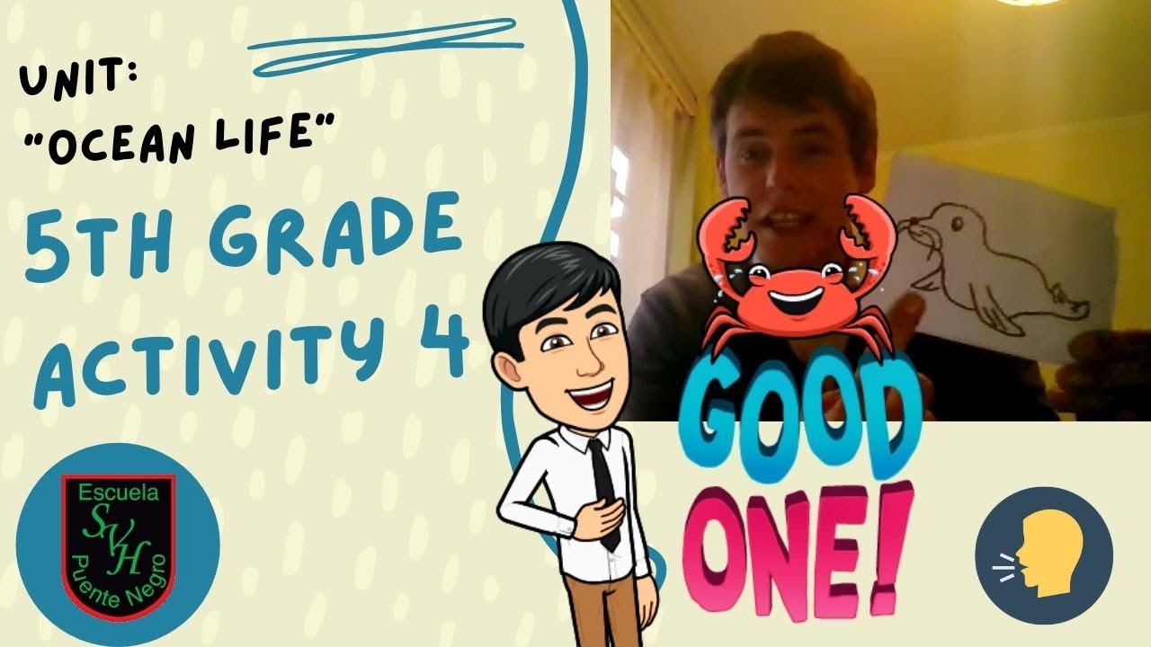 5th Grade - Activity 4 - Unit: "Ocean Life" - YouTube