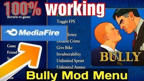 How to download cheat mod menu in bully anniversary edition 100% working (mediafire)