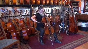 Eleanor Plays the Arco Cello at Animato Strings