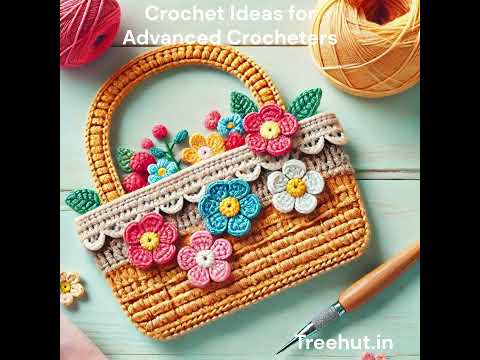Crochet Ideas for Picnic Mat, Appliques and Basket