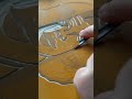 My MOST popular linocut video! 🧡 #satisfying #linocut #printmaking #artist #carving #linoprint