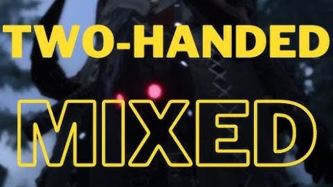 [ SKYRIM ] DAR ] Two - handed Greatsword animation ( mixed - custom )