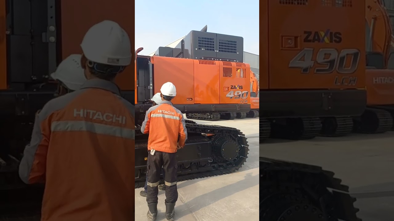 HITACHI ZX490LCH-7G - YouTube