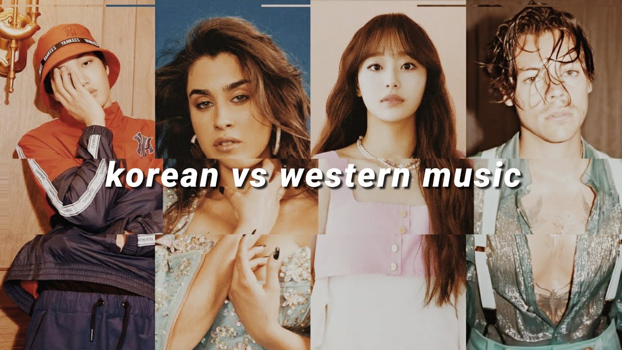 korean vs western music me vs my sister YouTube