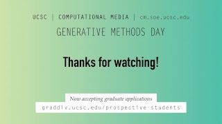 Generative Methods Day 2017