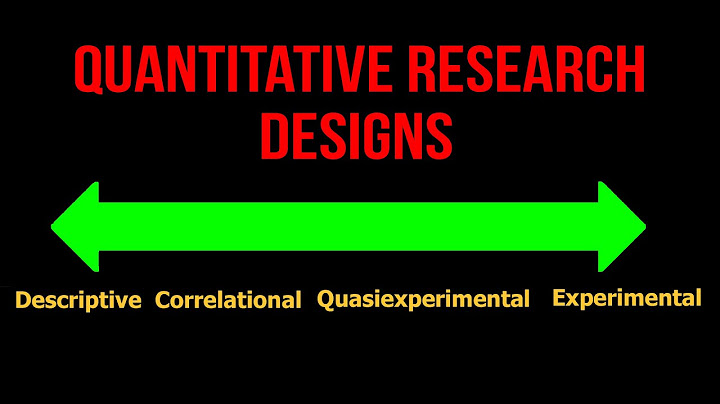 Which quantitative research design seeks to investigate the extent of relationship between or among the variables without manipulating?