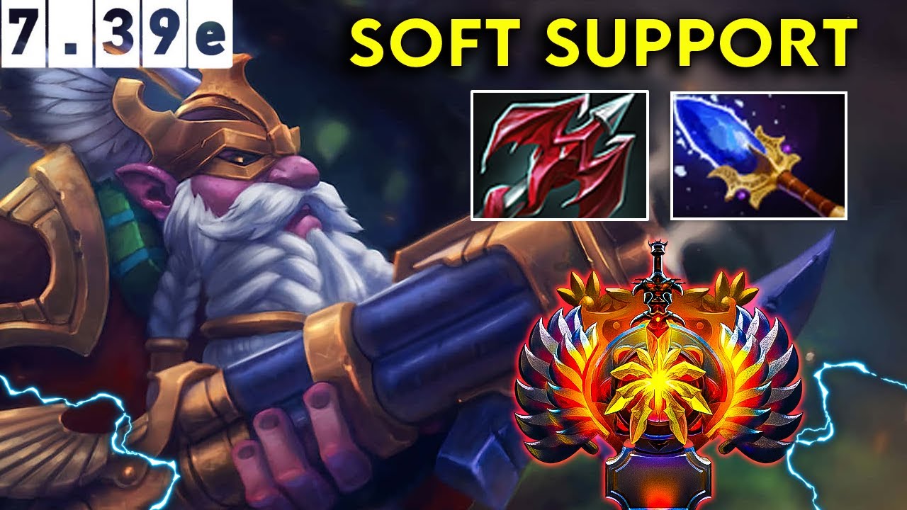 Sniper Immortal Soft Support - Dota 2 Patch 7.39e Pro Pub Gameplay