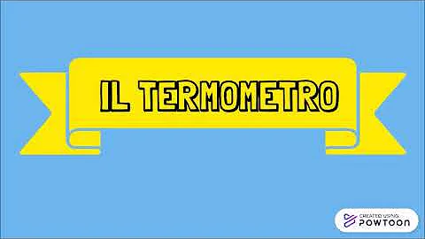 Come è fatto un termometro scuola primaria?