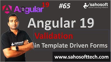 validation in Template Driven Forms in Angular 19 | Forms in Angular | Angular 19 Tutorials in Hindi