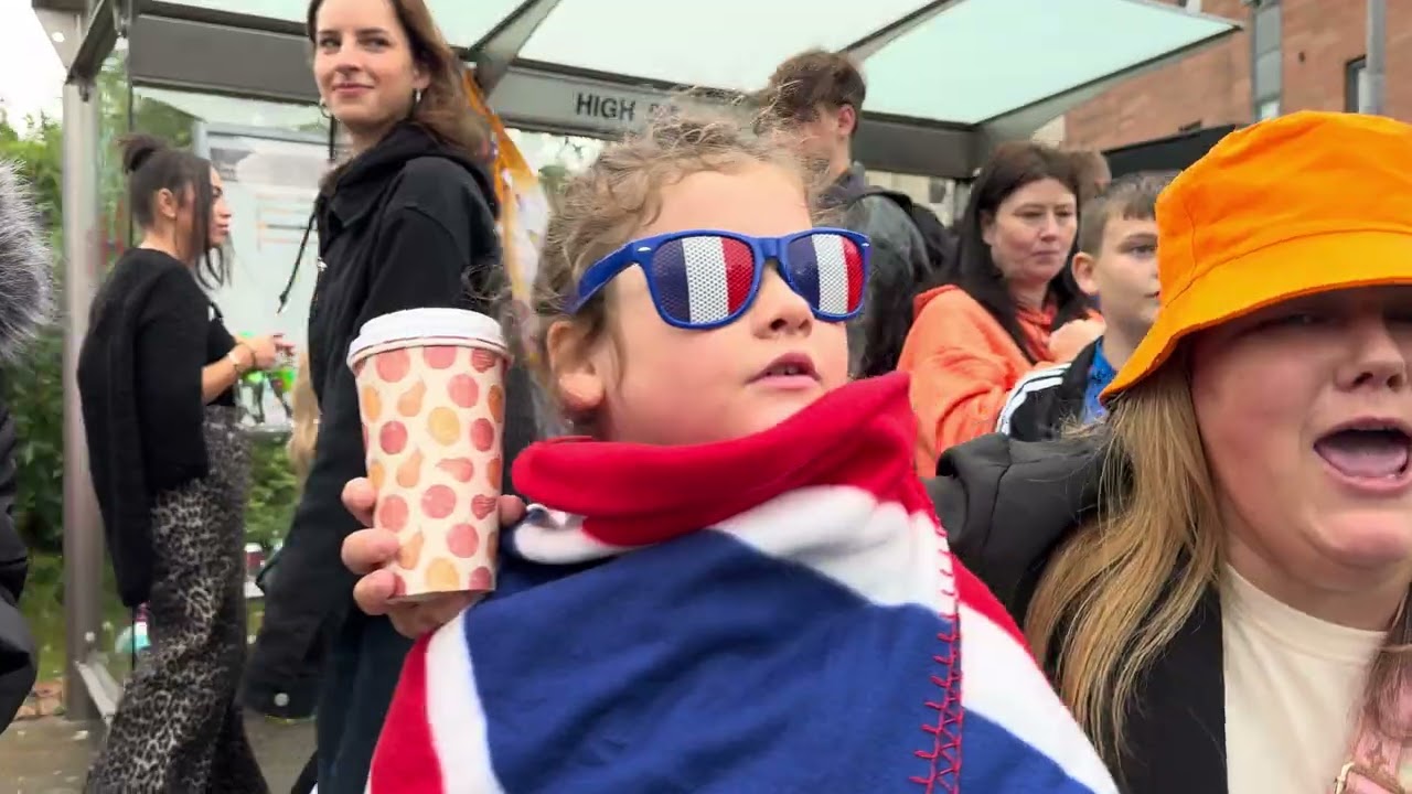Pride of Govan flute band city centre. glasgow Boyne celebration 2025