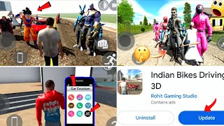 New Super🔥 update in indian bike driving 3d / new custom npc feature cheat code🤑  #trending