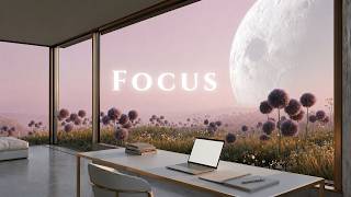 Deep Focus Music 🌙 Soft Ambient Piano for Deep Work, Study & Concentration | Allium Meadow screenshot 2