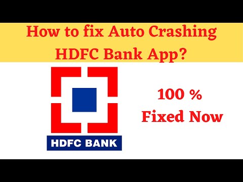 Fix Auto Crashing HDFC Bank App/Keeps Stopping App Error in Android Phone|Apps stopped on Android
