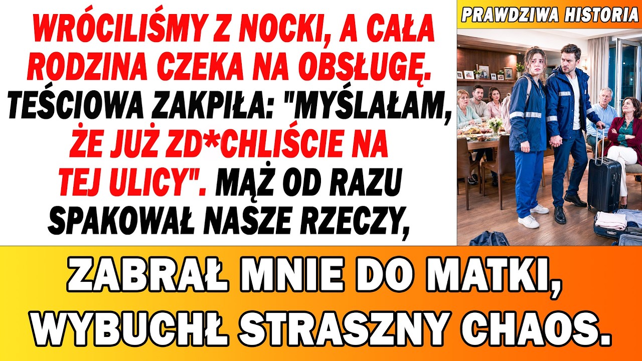 Po nocnej zmianie, gdy ratowałam dziecko, wróciłam do domu i zamiast łóżka zastałam rodzinę przy zimnym stole. Teściowa uśmiechnęła się drwiąco: „Myślałam, że was diabli wzięli." Zanim zdążyłam...
