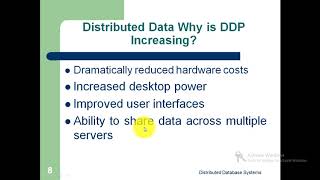 Lecture 1 Distributed vs Centralized Data bases