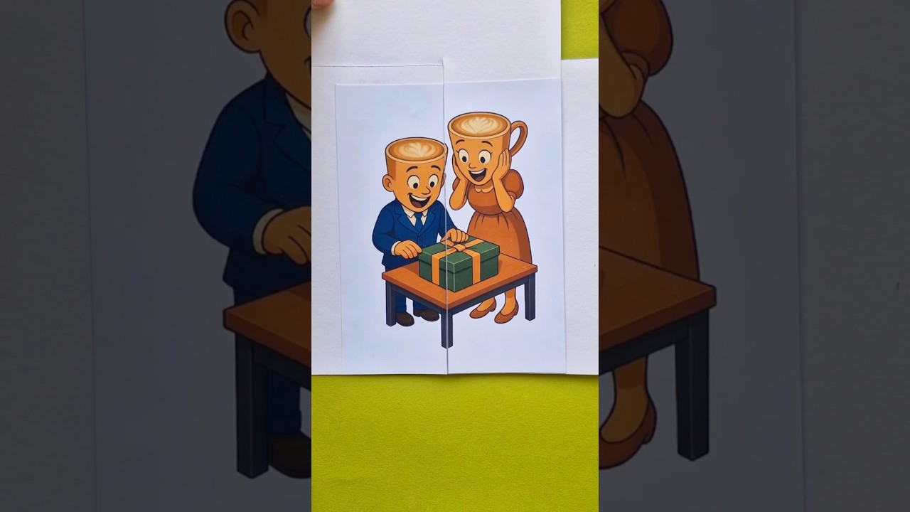 In the unboxing gif of Ballerina Cappuccino, what's inside the gift?