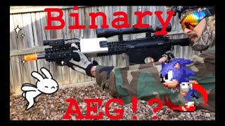 Daniel Defense M4A1 with GATE ASTER!?(binary trigger aeg gameplay)