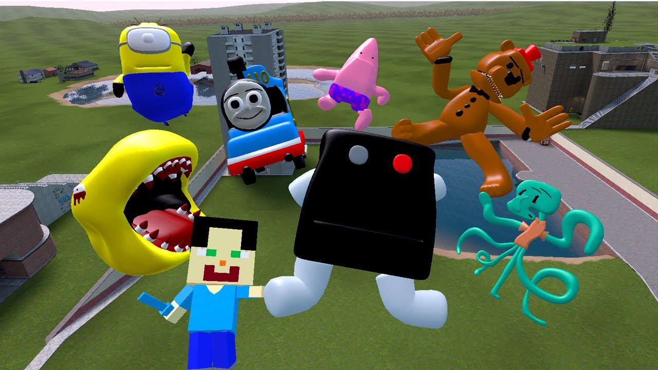 ALL NEW 3D SANIC CLONES MEMES RAGDOLLS FALLS in Garry's Mod! #2