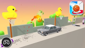 Bounce Dunk - Gameplay Walkthrough Part 74 - Racing Game Levels 259-262 (iOS, Android)