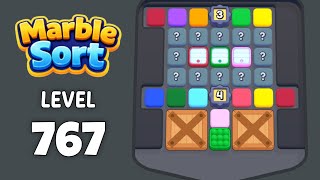 Marble Sort level 767 walkthrough solution 