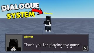 How to make a Dialogue System (Easy-To-Setup) - Roblox Studio